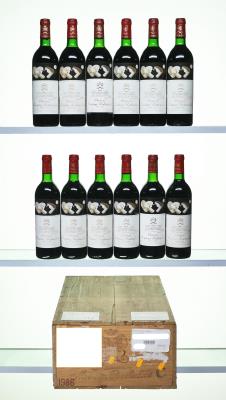Inspection photo for Chateau Mouton Rothschild Pauillac - 1986 