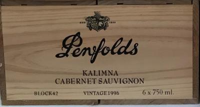 Inspection photo for Penfolds Block 42 Kalimna Cabernet Sauvignon - 1996 