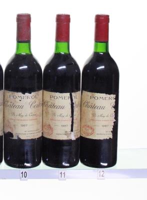 Inspection photo for Chateau Certan de May Pomerol - 1987 