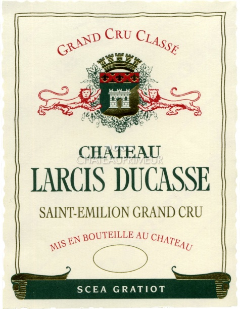 Chateau Larcis Ducasse Saint Emilion Premier Grand Cru Classe B