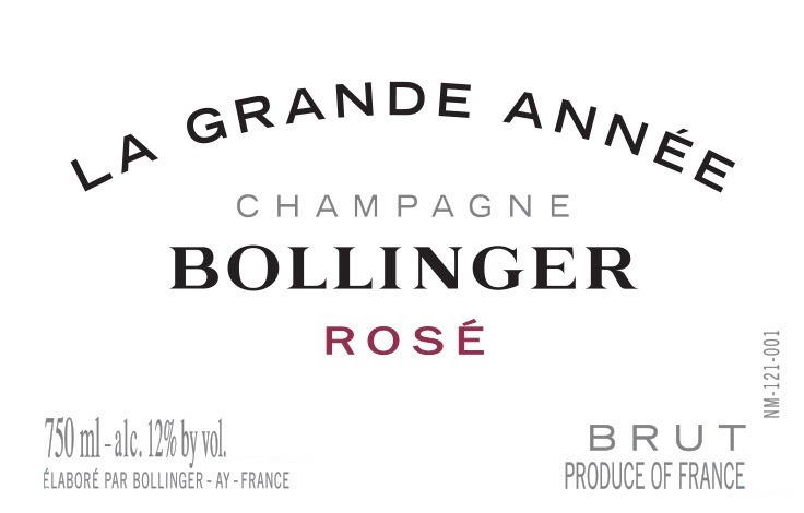 Bollinger La Grande Annee Rose Champagne