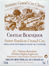 Chateau Beausejour Duffau-Lagarrosse Saint-Emilion