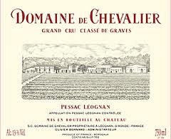 Domaine de Chevalier Blanc Pessac Leognan Grand Cru Classe