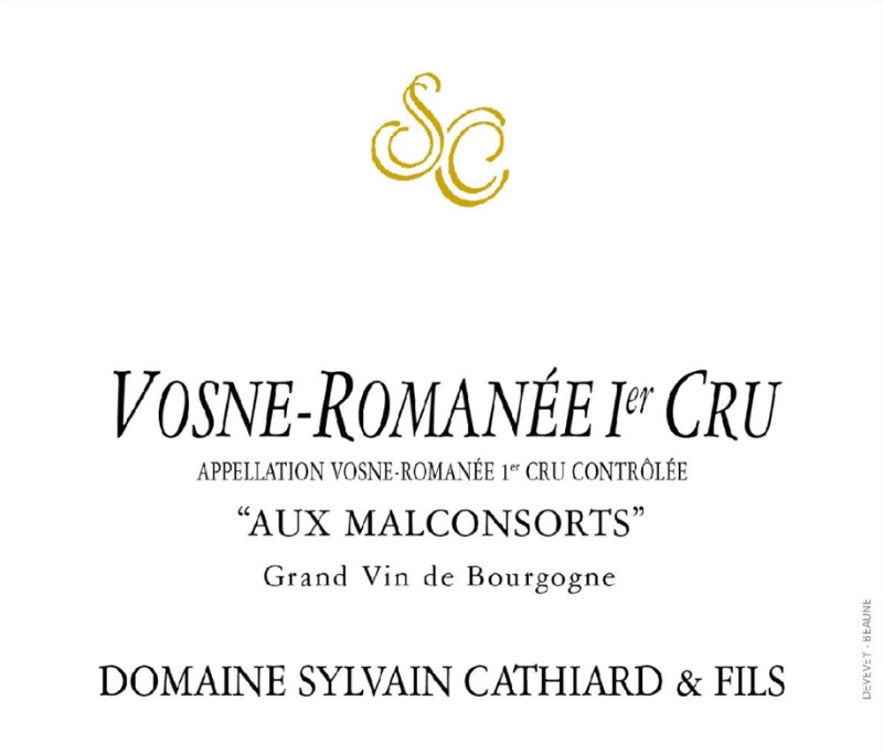 Domaine Sylvain Cathiard & Fils Vosne-Romanee Aux Malconsorts 1er Cru