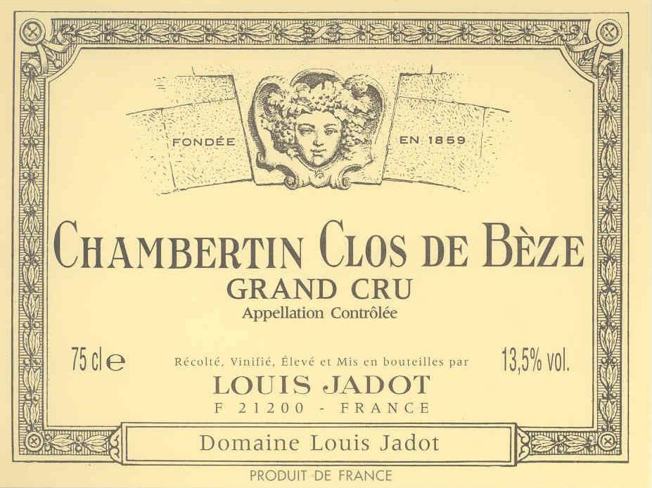 Louis Jadot Chambertin Clos de Beze Grand Cru