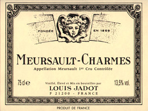Louis Jadot Meursault Charmes Premier Cru