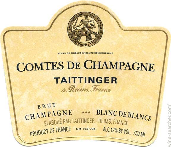 Taittinger Comtes de Champagne Blanc de Blancs Champagne